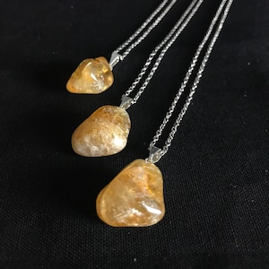 Citrine Crystal Necklace, Citrine Pendant, Citrine Crystal, Citrine Jewelry, Holistic Jewelry, Healing Jewelry, Citrine Stone