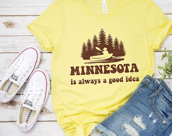 Minnesota Shirt, Minnesota State, Minnesota Home, Minnesota Gift, I Love Minnesota, Lake Life Shirt, Camping Shirt, Hiking Shirt, Lake Shirt