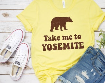 Yosemite Shirt, Yosemite Park, Yosemite Vacation, Yosemite Bear, Yosemite Gift, Yosemite Souvenir, Vintage Yosemite, Yosemite Hiking Shirt