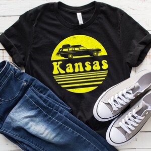 Kansas Shirt, Kansas Home Shirt, Vintage Kansas T-Shirt, Retro Kansas Tee, Kansas Vacation Shirt, Kansas Gift, Kansas Native