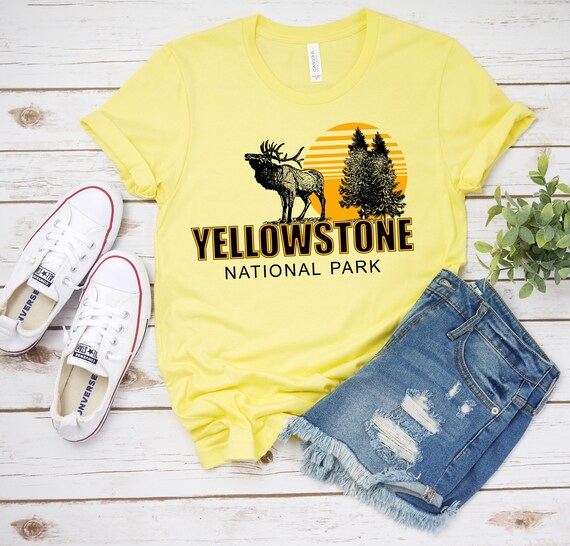 Yellowstone National Park Shirt, Yellowstone T-Shirt, Vintage Yellowstone Tee, Yellowstone Souvenir, Yellowstone Gift, Vintage Yellowstone