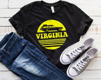 Virginia Shirt, Virginia Home Shirt, Vintage Virginia T-Shirt, Retro Virginia Tee, Virginia Vacation Shirt, Virginia Gift, Virginia Tshirt