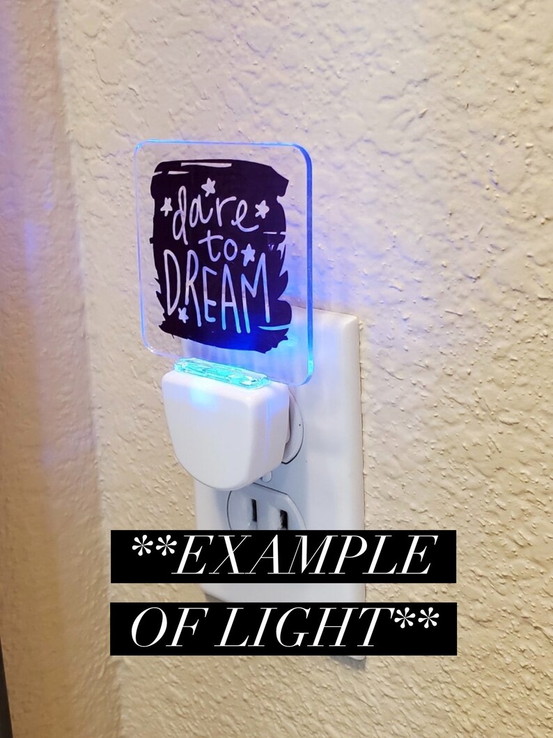 No Selfies LED plug-in Nightlight