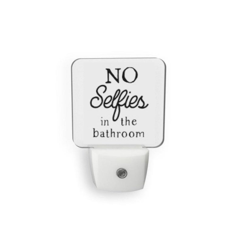 No Selfies LED plug-in Nightlight