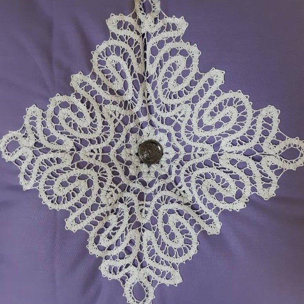 Doily Pillow Etsy
