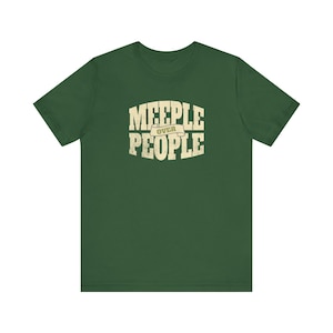 Meeple over People Tee, amante de jogos de tabuleiro, jogador de tabuleiro, papelão, eurogamer, BGG, camiseta para noite de jogo, jogador, hobby de jogos de tabuleiro
