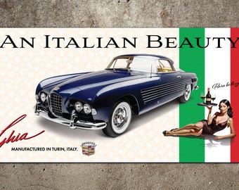 1953 Cadillac Ghia Garage Banner