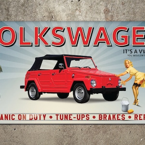 Volkswagen Thing Garage Banner