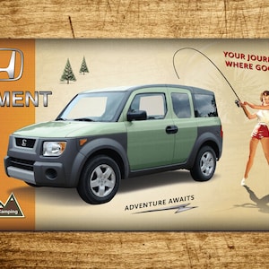 Honda Element Garage Banner