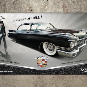 1960 Series 62 Cadillac Garage Banner