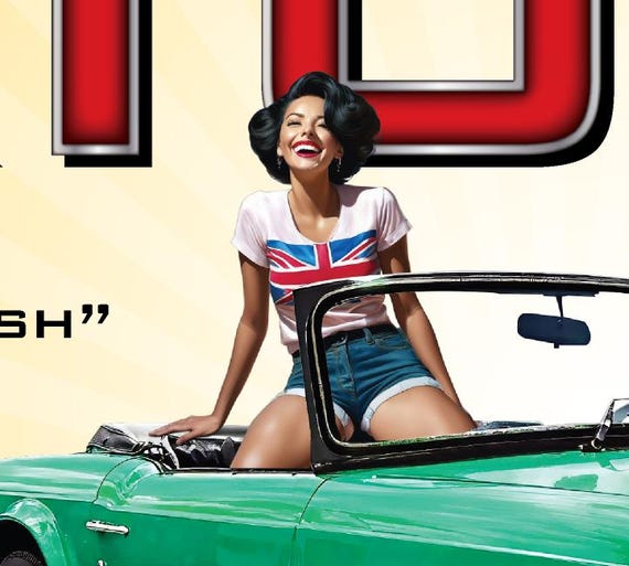 Triumph TR6 Java Green Garage Banner 2ft X 4ft - Etsy