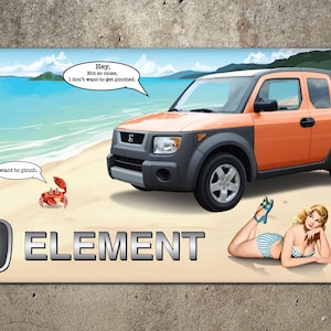 Honda Element Garage Banner
