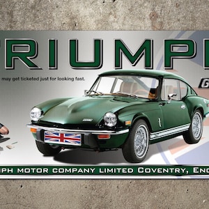 Triumph GT6 MK3 Garage Banner 2ft x 4ft