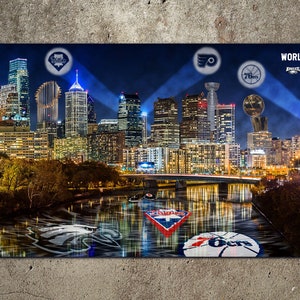 Custom Philadelphia Sports Teams Banner