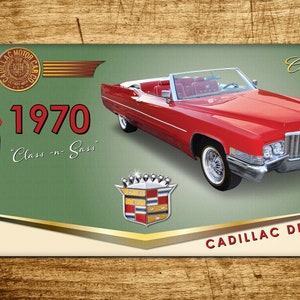 1970 Cadillac DeVille Garage Banner