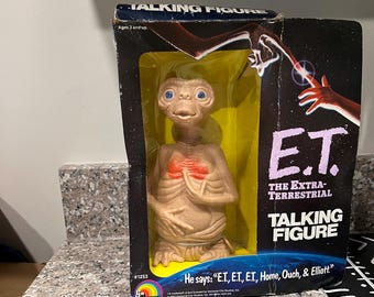 ET トーキングフィギュア T.F FAVORITE / 【E.T.】トーキングフィギュア 箱付き 80's Ljn
