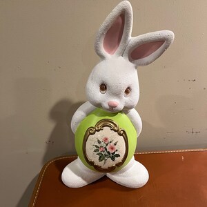 Vintage ceramic Easter bunny figurine