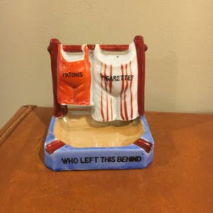 Vintage matches and cigarettes astray
