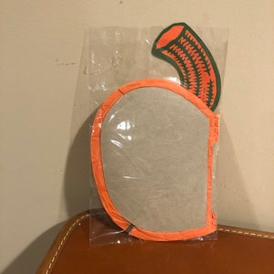 Vintage Halloween large tissue pumpkin