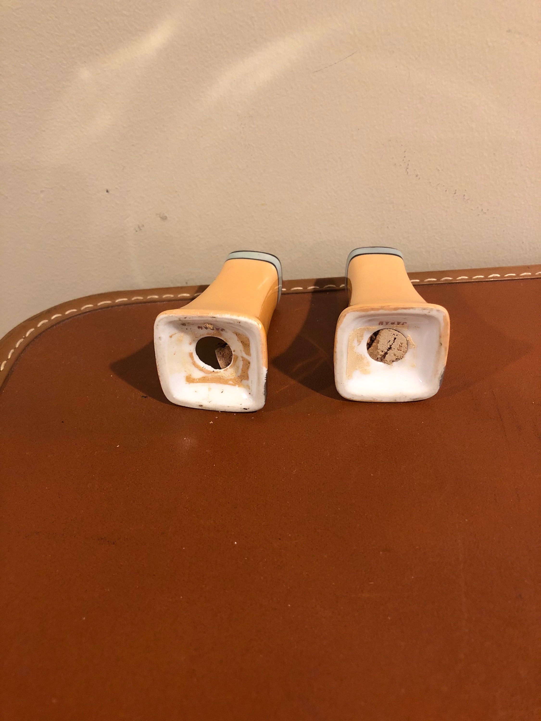 Vintage Japan Chrome Salt and Pepper Shakers - Etsy UK