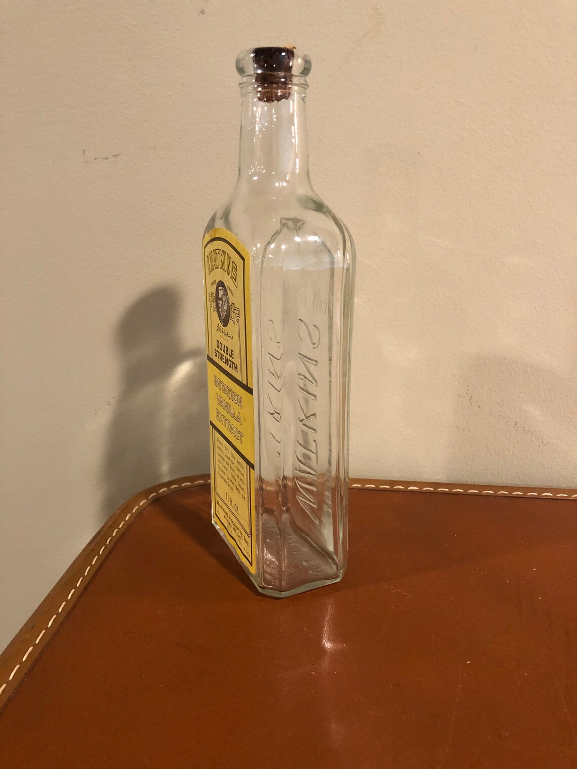 Vintage Watkins Vanilla Extract Bottle Etsy