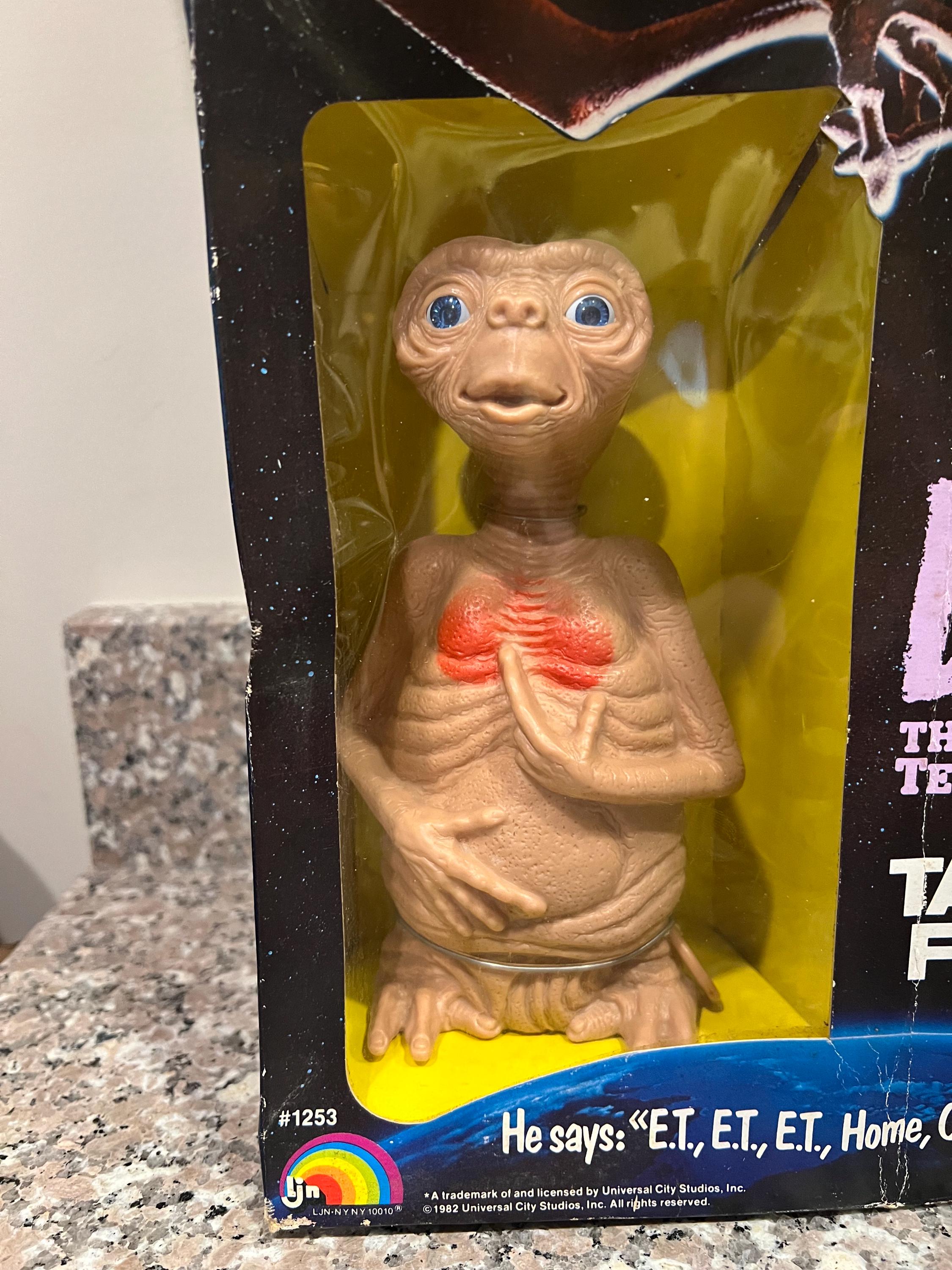 オリジナルボックス入りヴィンテージトーキングETフィギュアおもちゃ