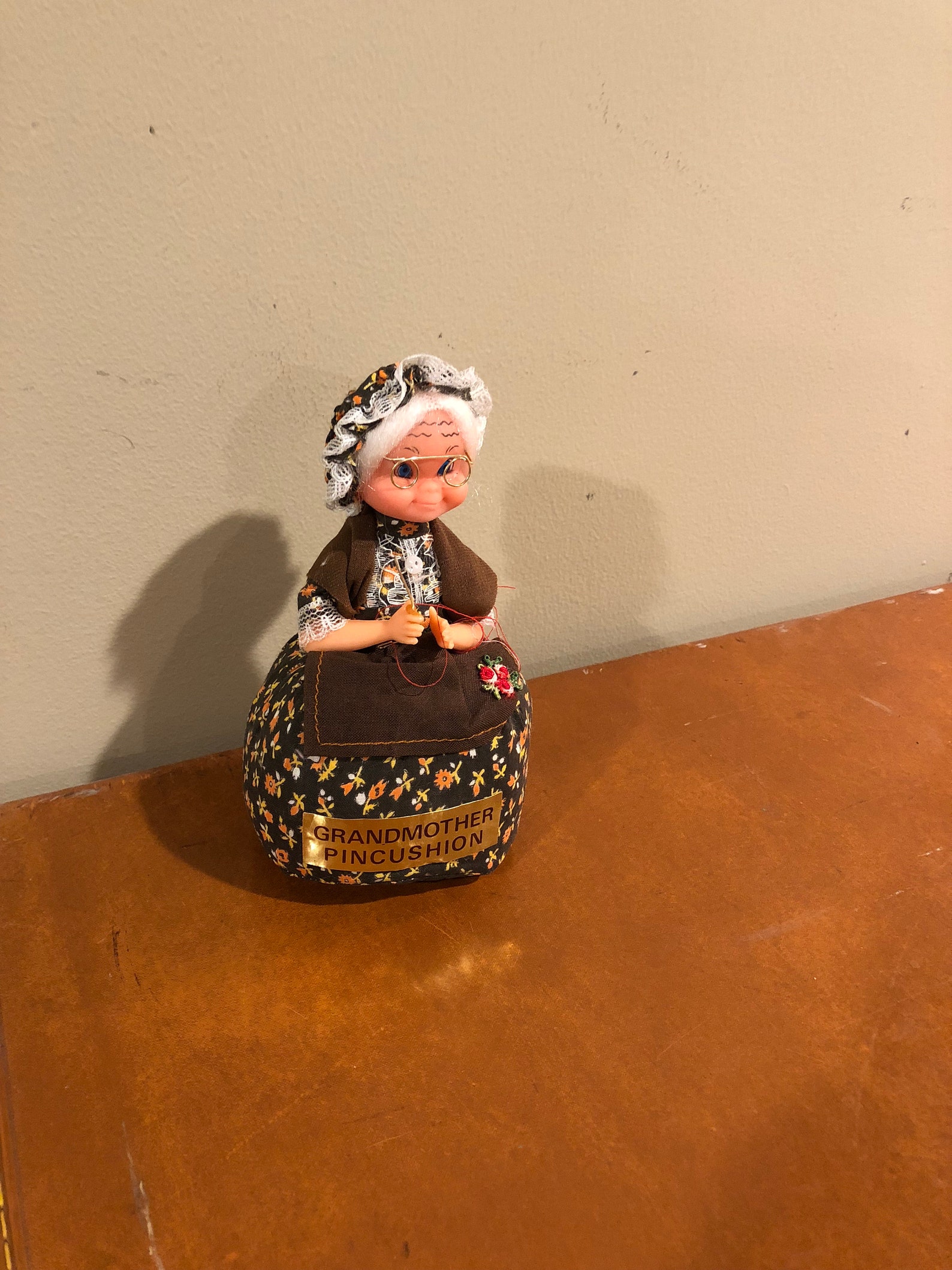 Vintage grandmother pin cushion Etsy