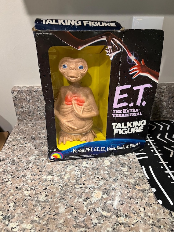 オリジナルボックス入りヴィンテージトーキングETフィギュアおもちゃ