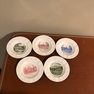 Vintage Wedgewood ashtrays set of 5