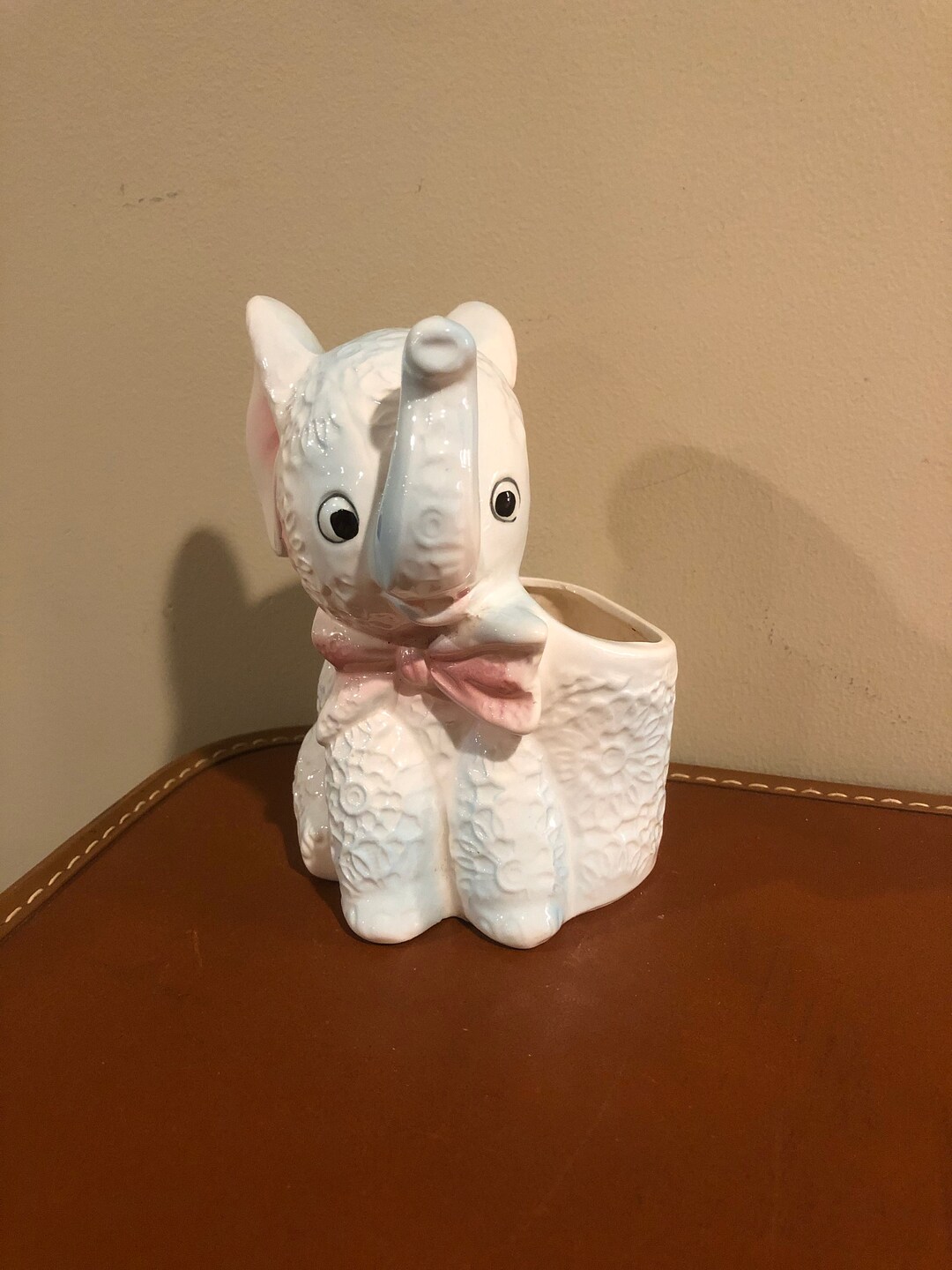 Vintage Elephant Planter Etsy