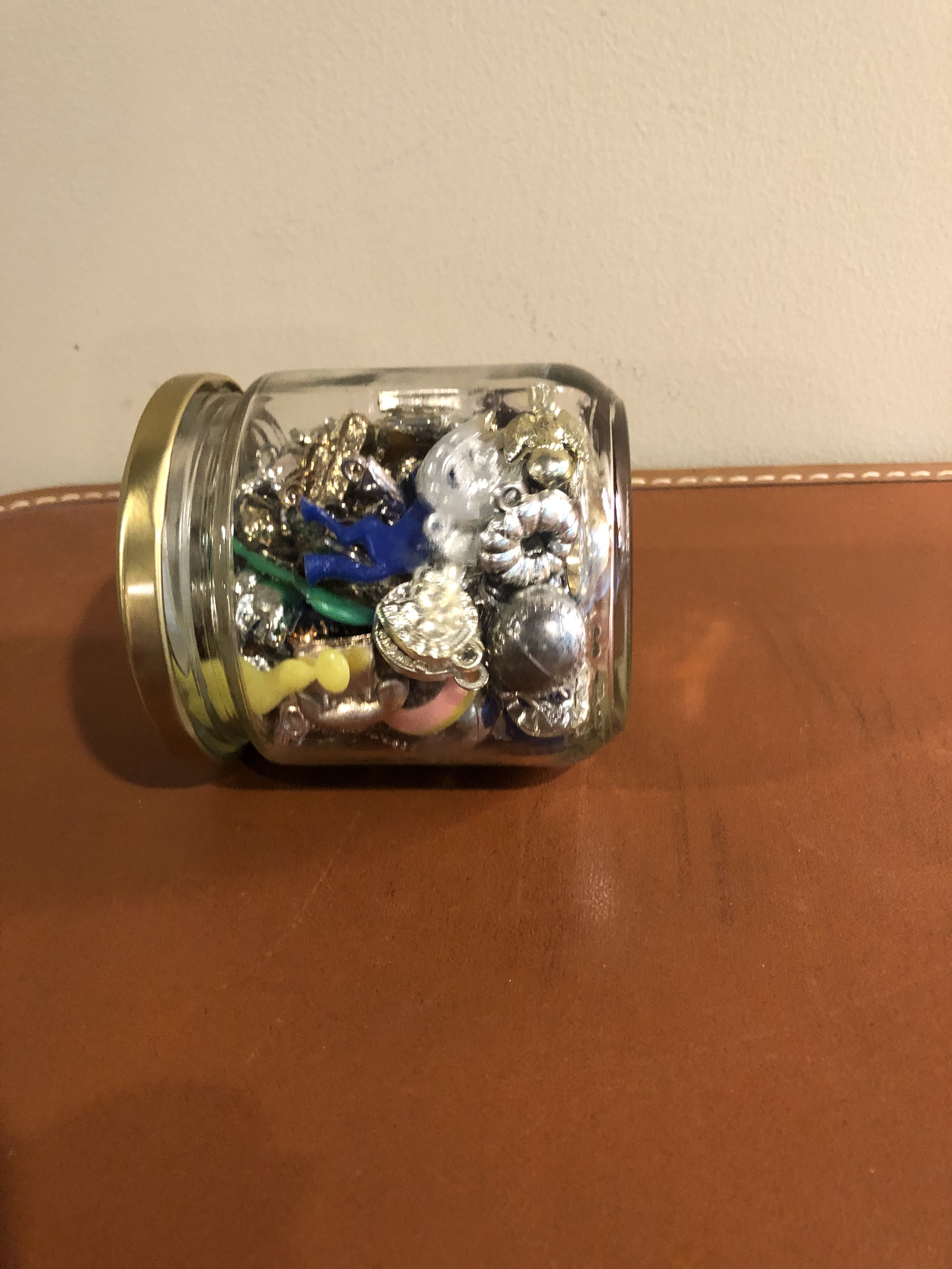 Vintage jar of mixed Cracker Jack prizes Etsy