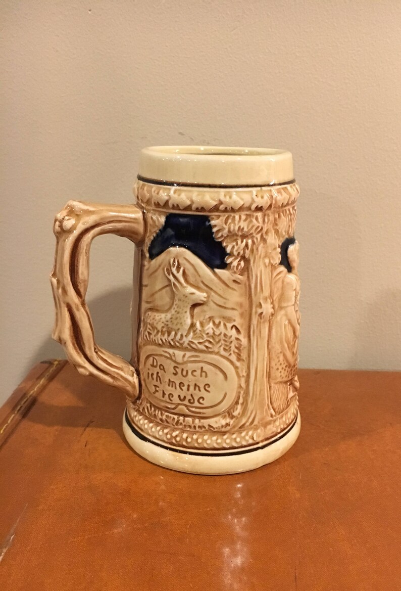 Vintage Beer Stein Japan Stamped Etsy