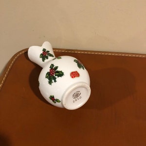 Vintage Lefton Holly Weihnachtsvase