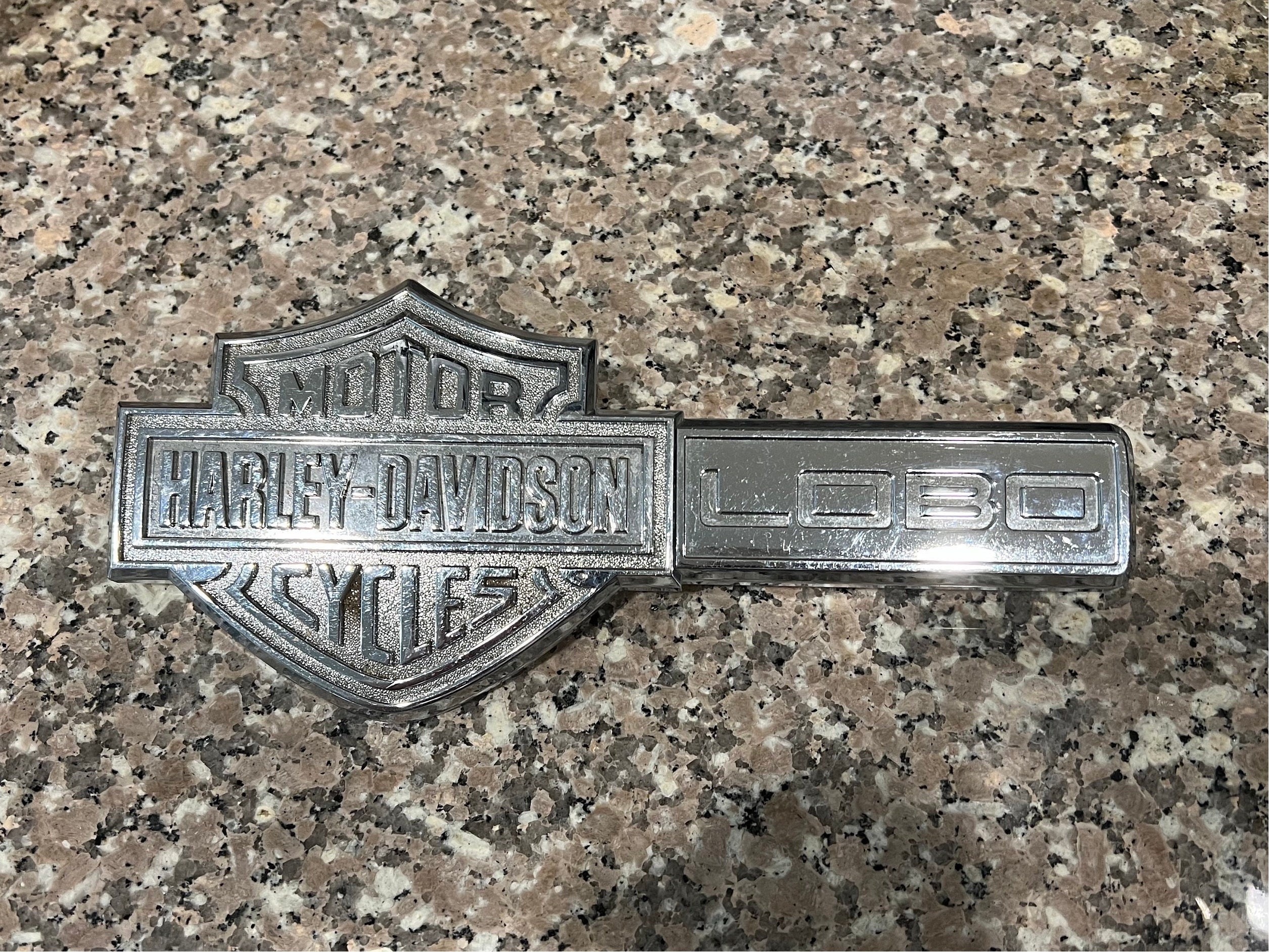 Harley Davidson Lobo Metal Truck Emblem - Etsy, image size:2511x1884