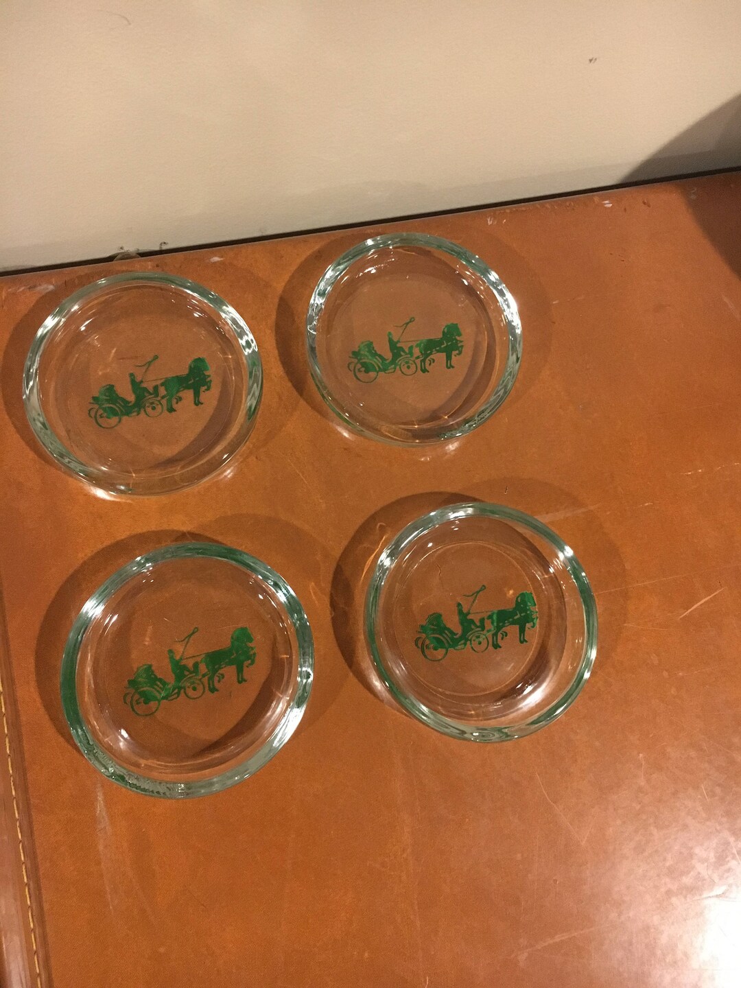 Set of 4 Vintage Ashtrays Etsy