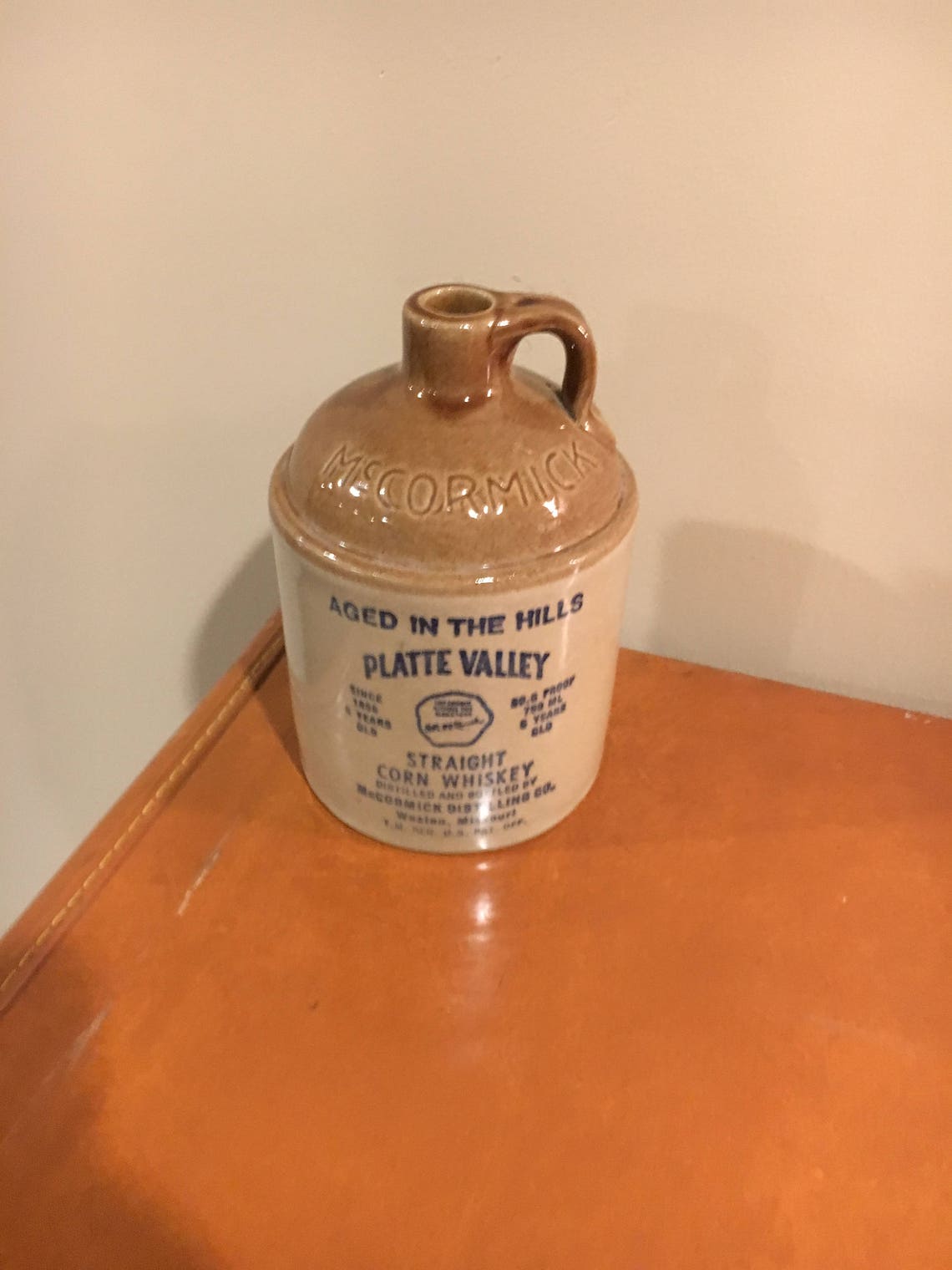 Vintage Mccormick Whisky Jug Vintage Etsy