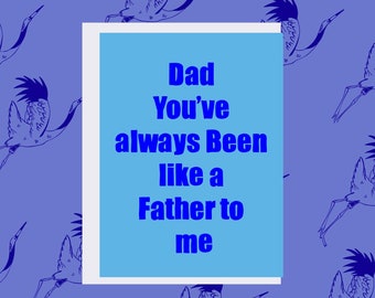 Funny Fathers Day Card Funny Dad Birthday Card for Dad Card Funny Fathers Day Gift New Dad Card Funny Dad Gift for Dad First Fathers Day