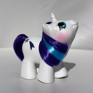 My Little Pony Custom G1 Newborn **** GLORY **** OOAK, Remix, Retro, Unicorn, Rattles, MLP, Handmade, One of a kind