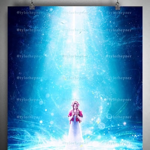 Aerith Final Fantasy VII Rebirth- Limited Edition Fine Art Sketch Print -FF7 Poster -FFVII Rebirth