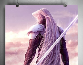 Sephiroth- Limited Edition Fine Art Print- FF7 Poster