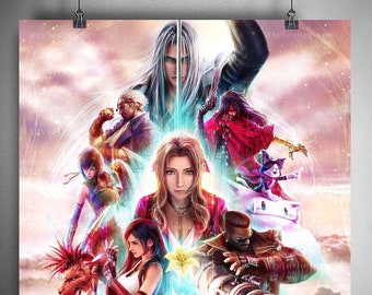 Final Fantasy VII Remake - Limited Edition Fine Art Print -FF7 Poster- FF7 Rebirth