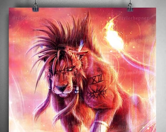Red XIII Final Fantasy VII Remake - Limited Edition Fine Art Print