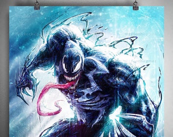 ヴェノム限定版ファインアートプリント - ヴェノムポスター - Etsy 日本