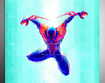 スパイダーマン アートプリント ポスター スパイダーマン オリジナルアートプリント - Etsy 日本