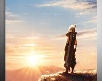 Cloud Final Fantasy VII - Limited Edition Fine Art Print -FF7 Poster
