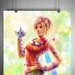 Rikku Final Fantasy X- Limited Edition Fine Art Print -FFX Poster