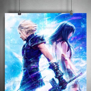 Cloud Final Fantasy VII Rebirth- Limited Edition Fine Art Cloud Final Fantasy VII Rebirth- Limited Edition Fine Art