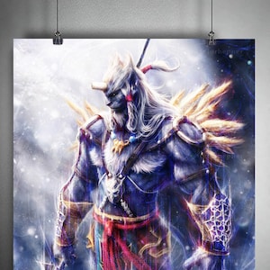 Kimahri Final Fantasy X- Limited Edition Fine Art Print -FFX Poster
