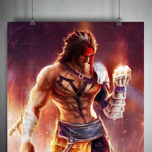 Jecht Final Fantasy X- Limited Edition Fine Art Print -FFX Poster