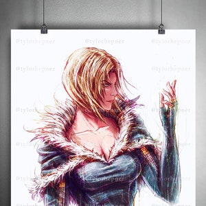 Final Fantasy XVI Benedikta- Limited Edition Fine Art Sketch Print -FFXVI Poster -FF16